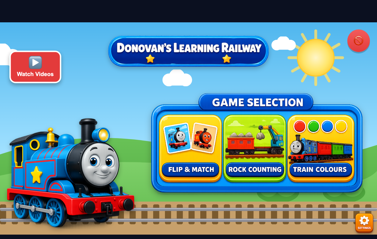 Thomas Learning Rails app preview